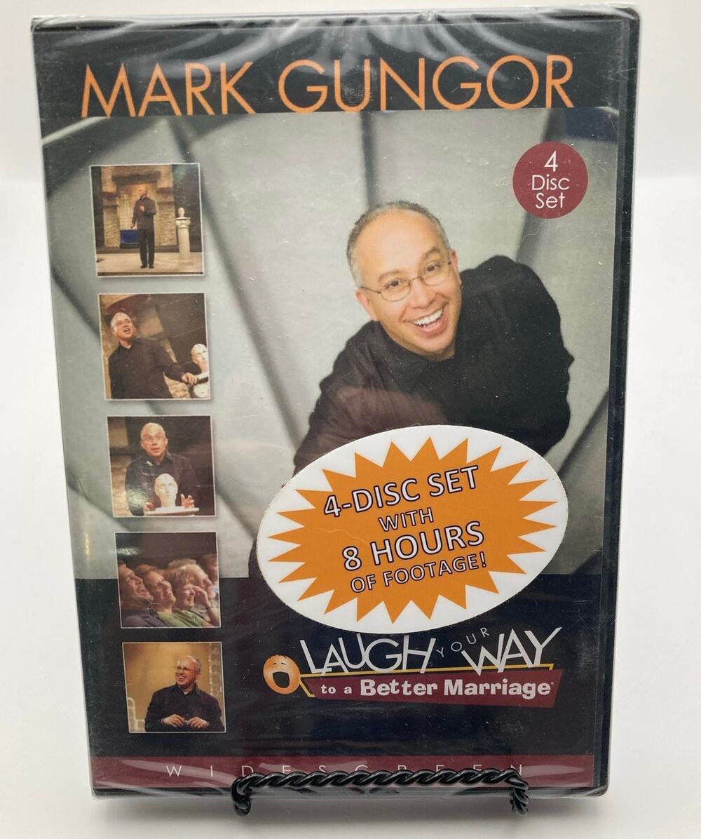 Mark Gungor 2005 Laugh Your Way To A Better Marriage 4 Disc DVD Set New Sealed